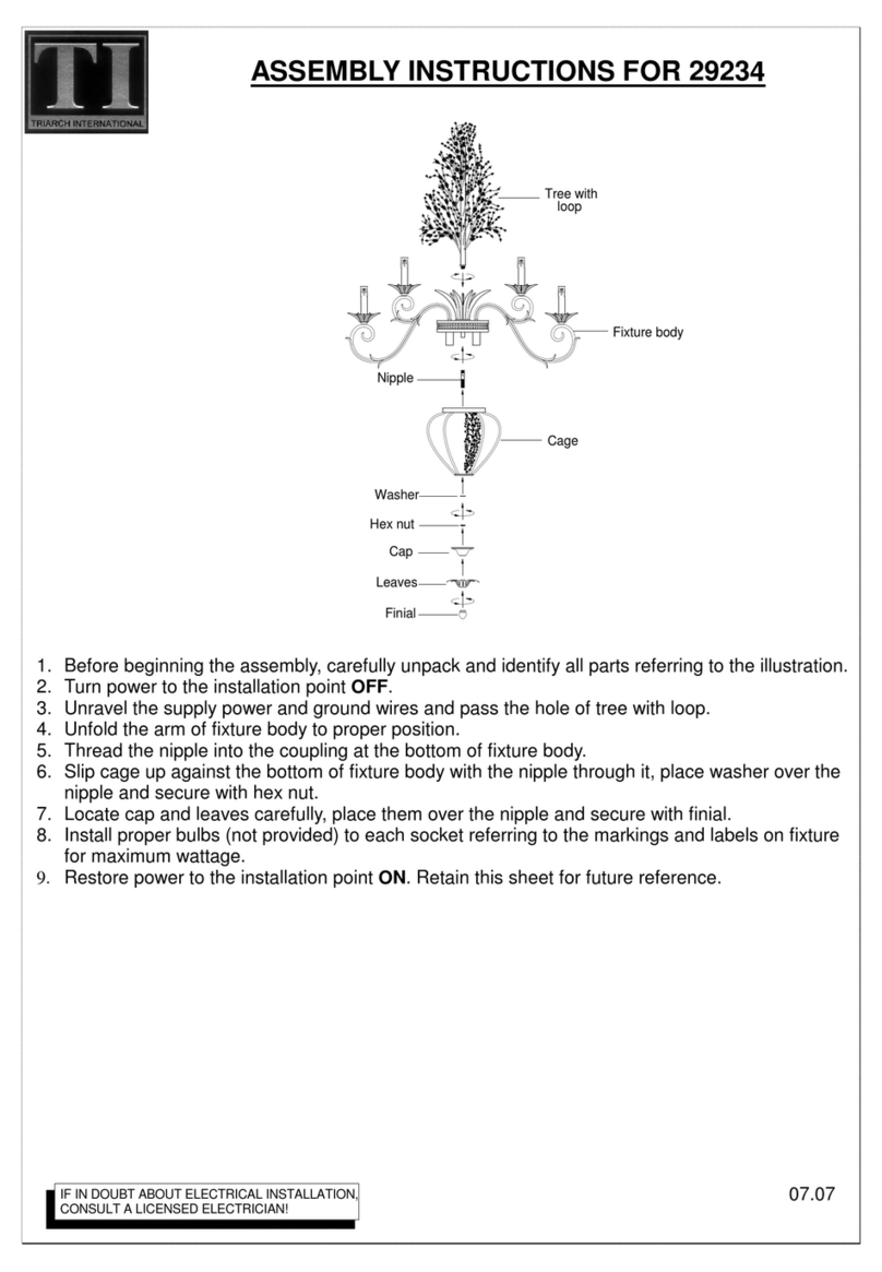 Triarch 29234 Manuel utilisateur