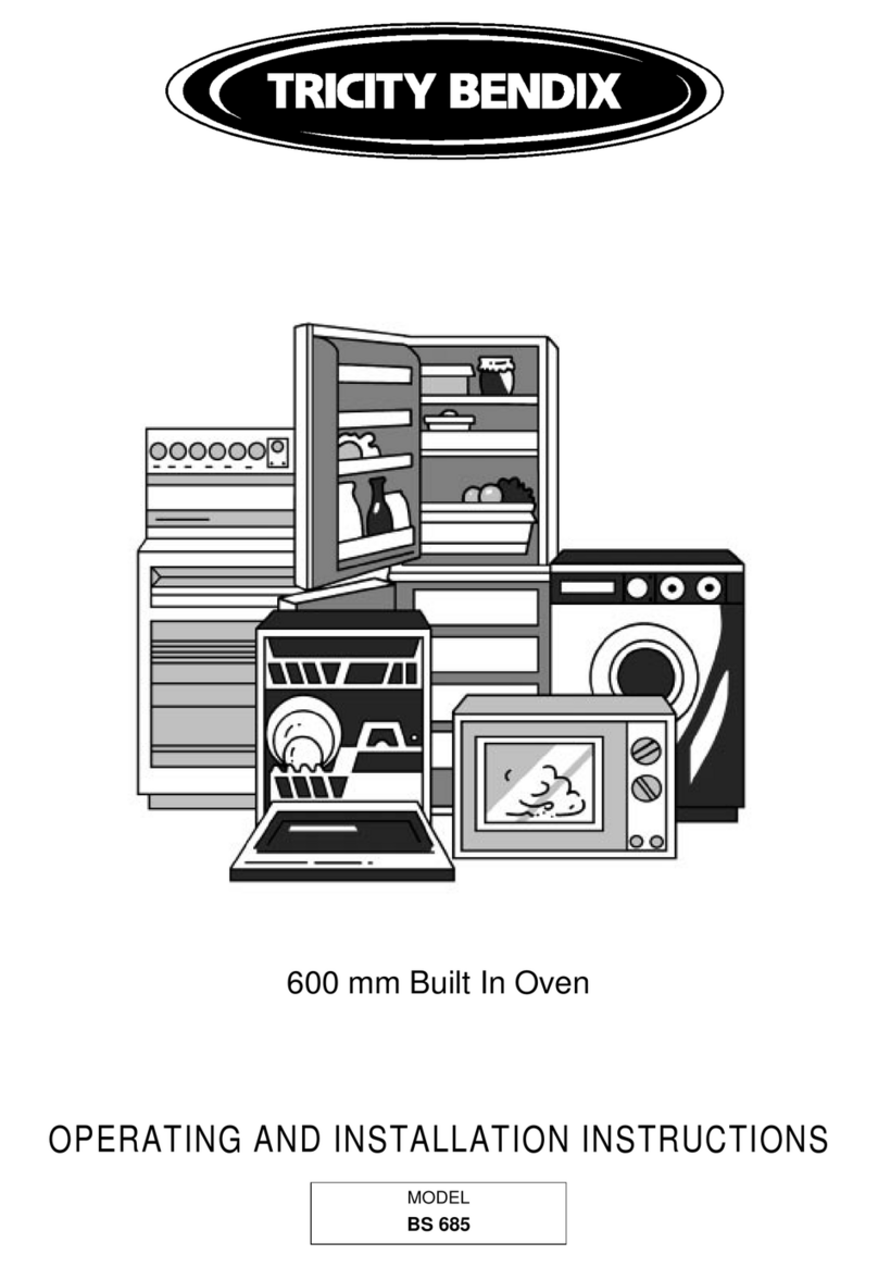 Tricity Bendix BS 685 Manuel utilisateur