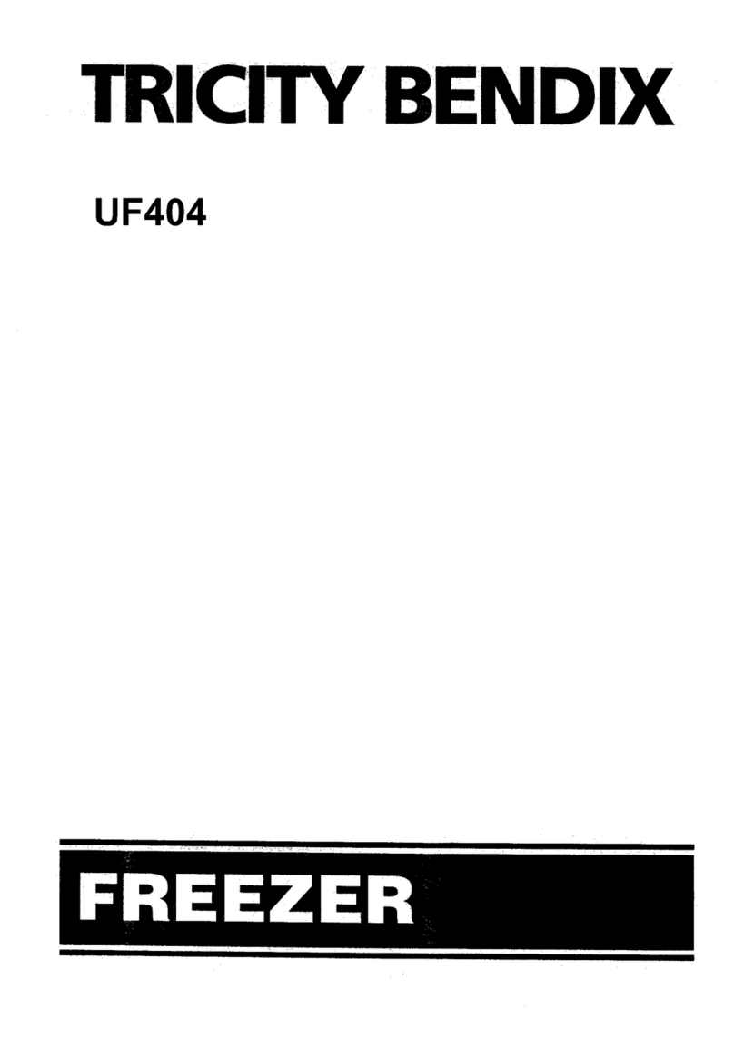 Tricity Bendix UF404 Manuel utilisateur