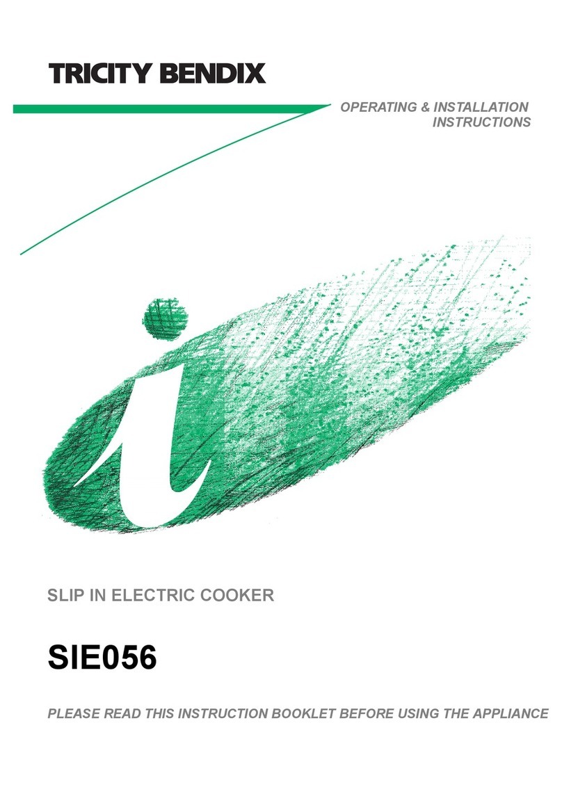 Tricity Bendix SIE056 Guide produit