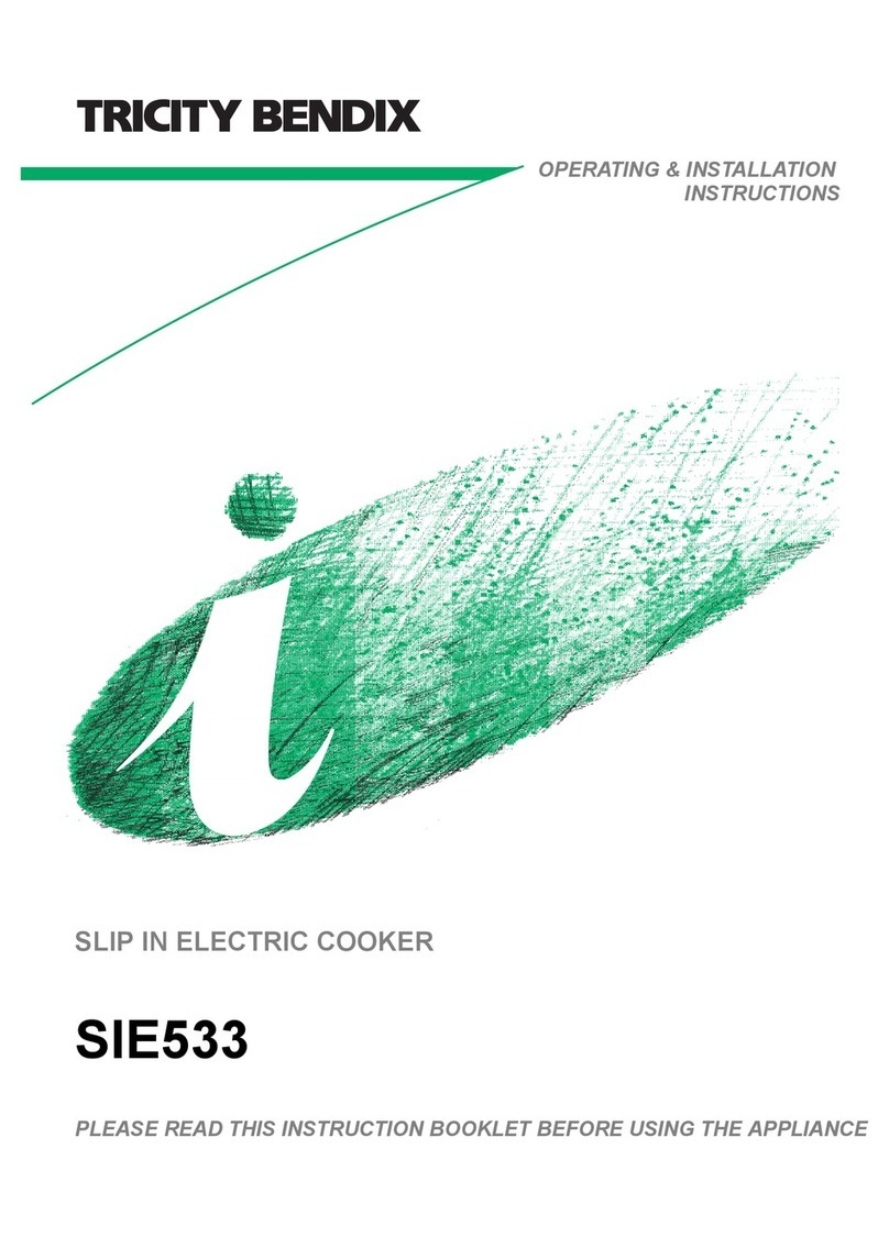 Tricity Bendix SIE 533 Guide produit Tricity Bendix SIE 533 Guide produit