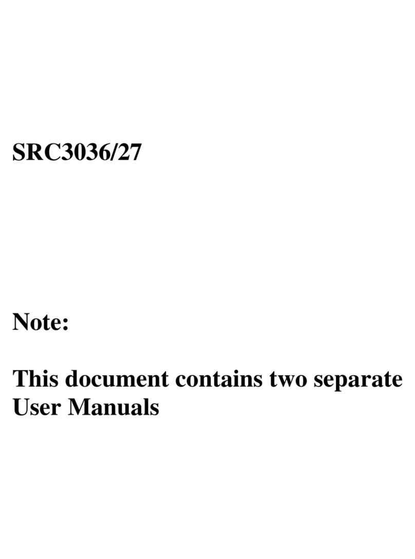 Philips SRC3036/27 Manuel d'installation et d'exploitation