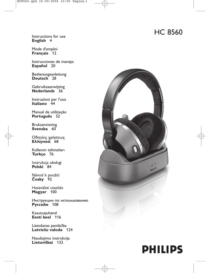 Philips SBCHC8560/05 Manuel utilisateur