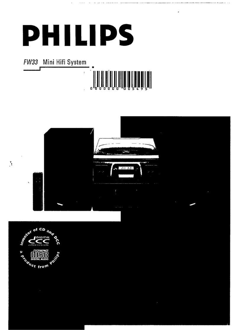 Philips FW33/20 Manuel utilisateur Philips FW33/20 Manuel utilisateur