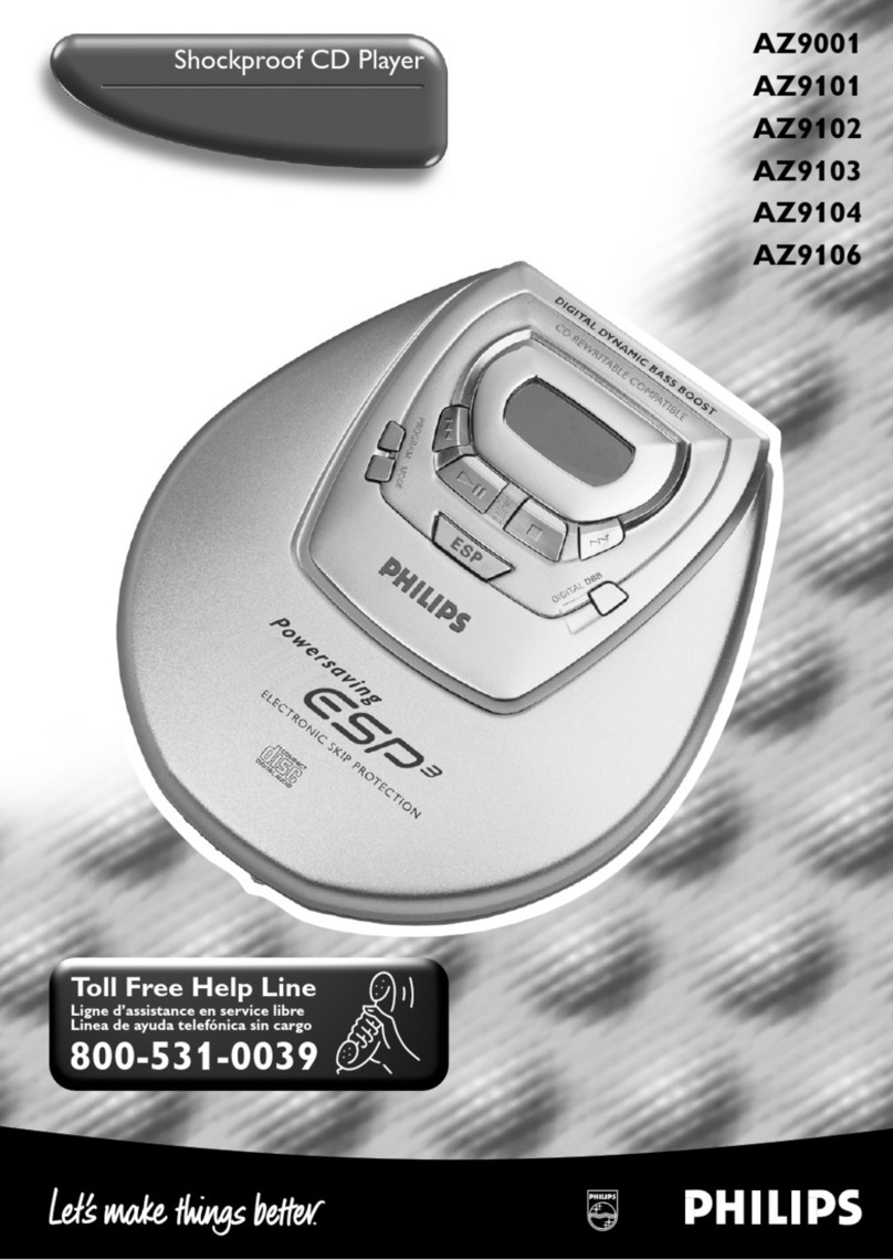 Philips AZ 9003/01 Manuel utilisateur