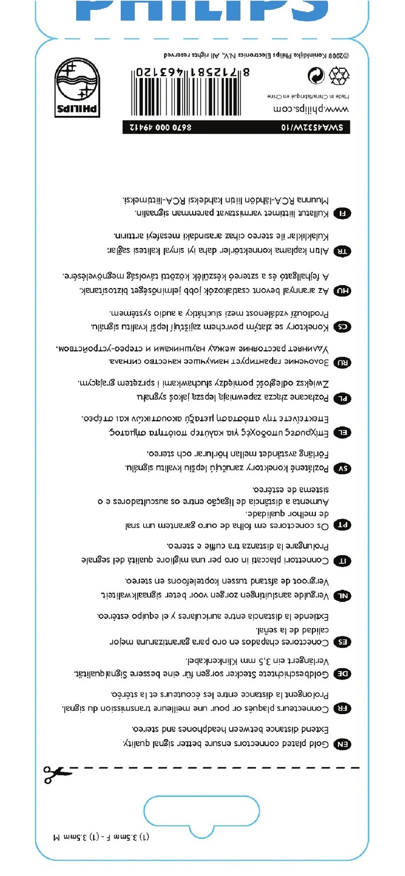 Philips SWA4532W/10 Manuel utilisateur Philips SWA4532W/10 Manuel utilisateur