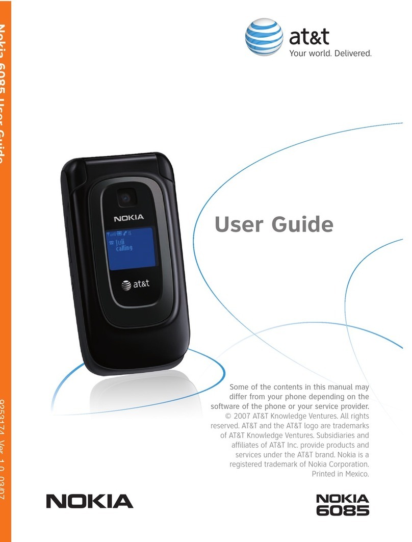Nokia 6085 - Cell Phone 4 MB Manuel utilisateur