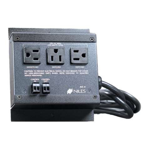 Niles AC-3 Manuel utilisateur Niles AC-3 Manuel utilisateur