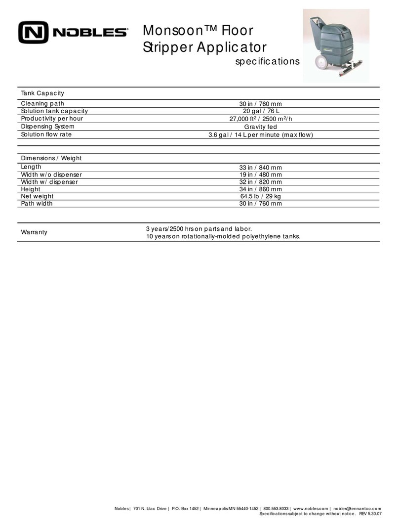 Nobles Monsoon Manuel utilisateur Nobles Monsoon Manuel utilisateur