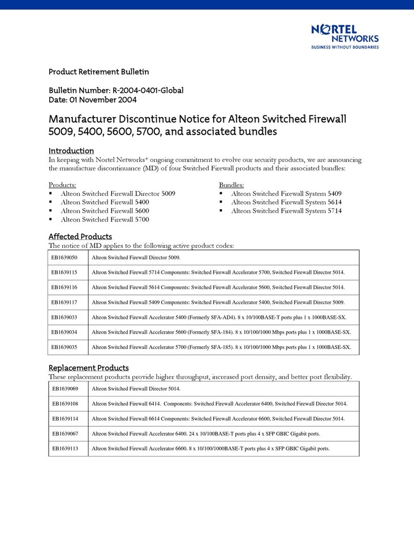 Nortel 5009 Manuel d'exploitation et d'entretien