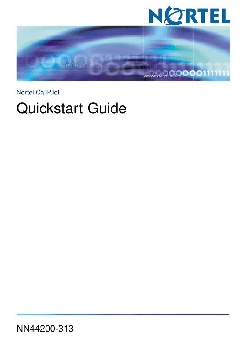 Nortel CallPilot Manuel utilisateur