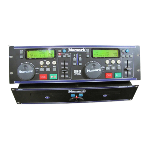 Numark CDN24 Manuel utilisateur