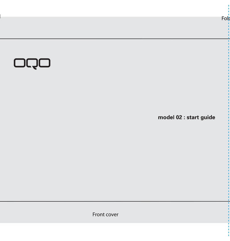 OQO model 02 Mode d’emploi