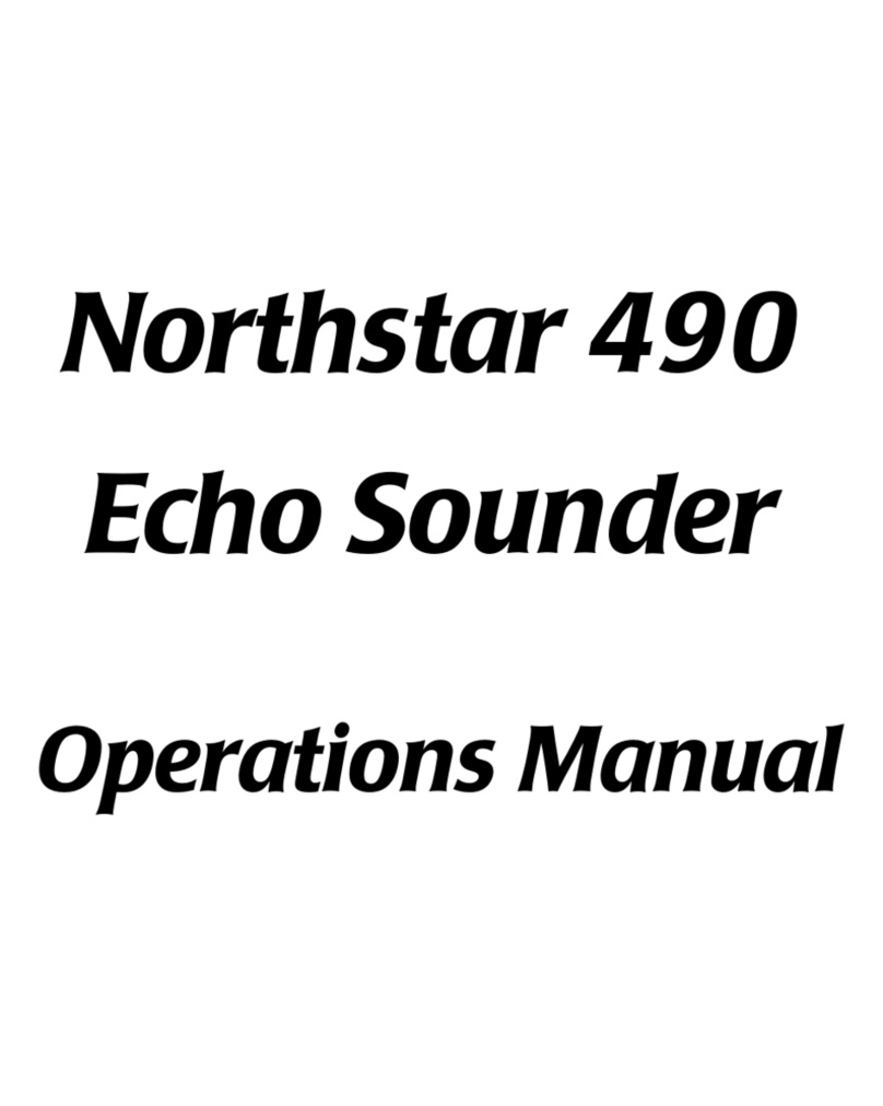 NorthStar 490 Echosounder Manuel utilisateur