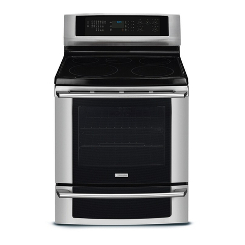 Electrolux EI30EF55GS - 30 Electric Range Manuel utilisateur