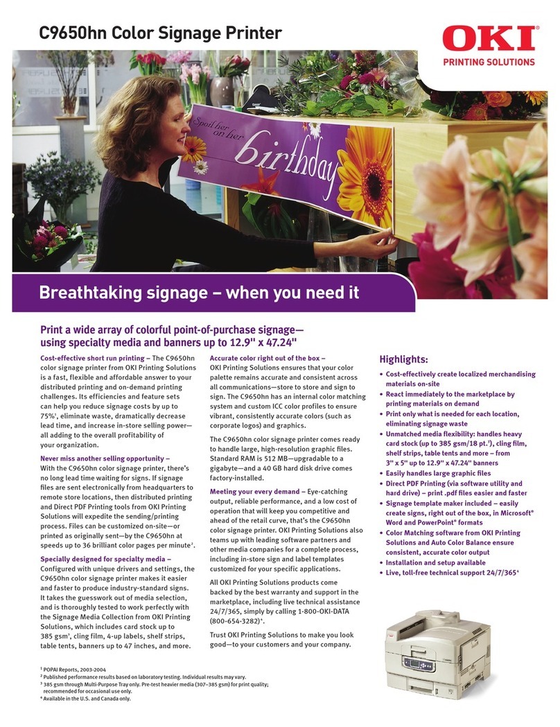 Oki C9650hn Manuel utilisateur