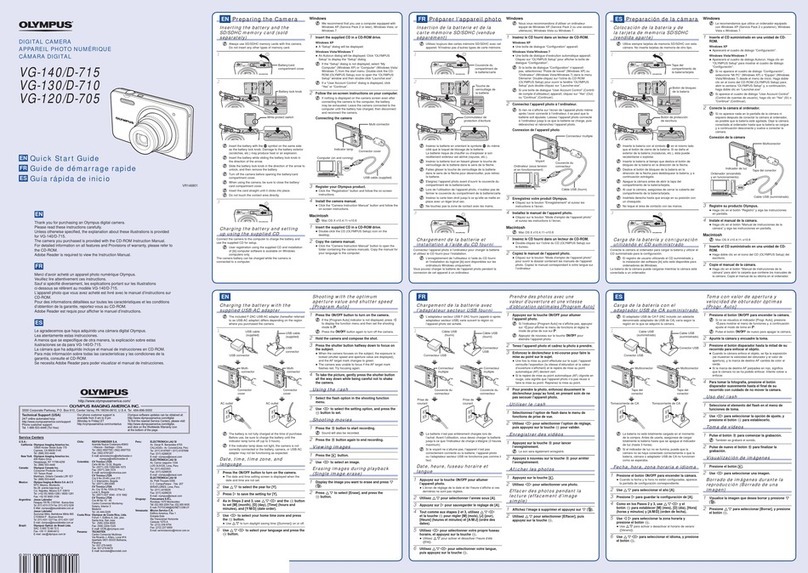 Olympus VG-140 Manuel utilisateur