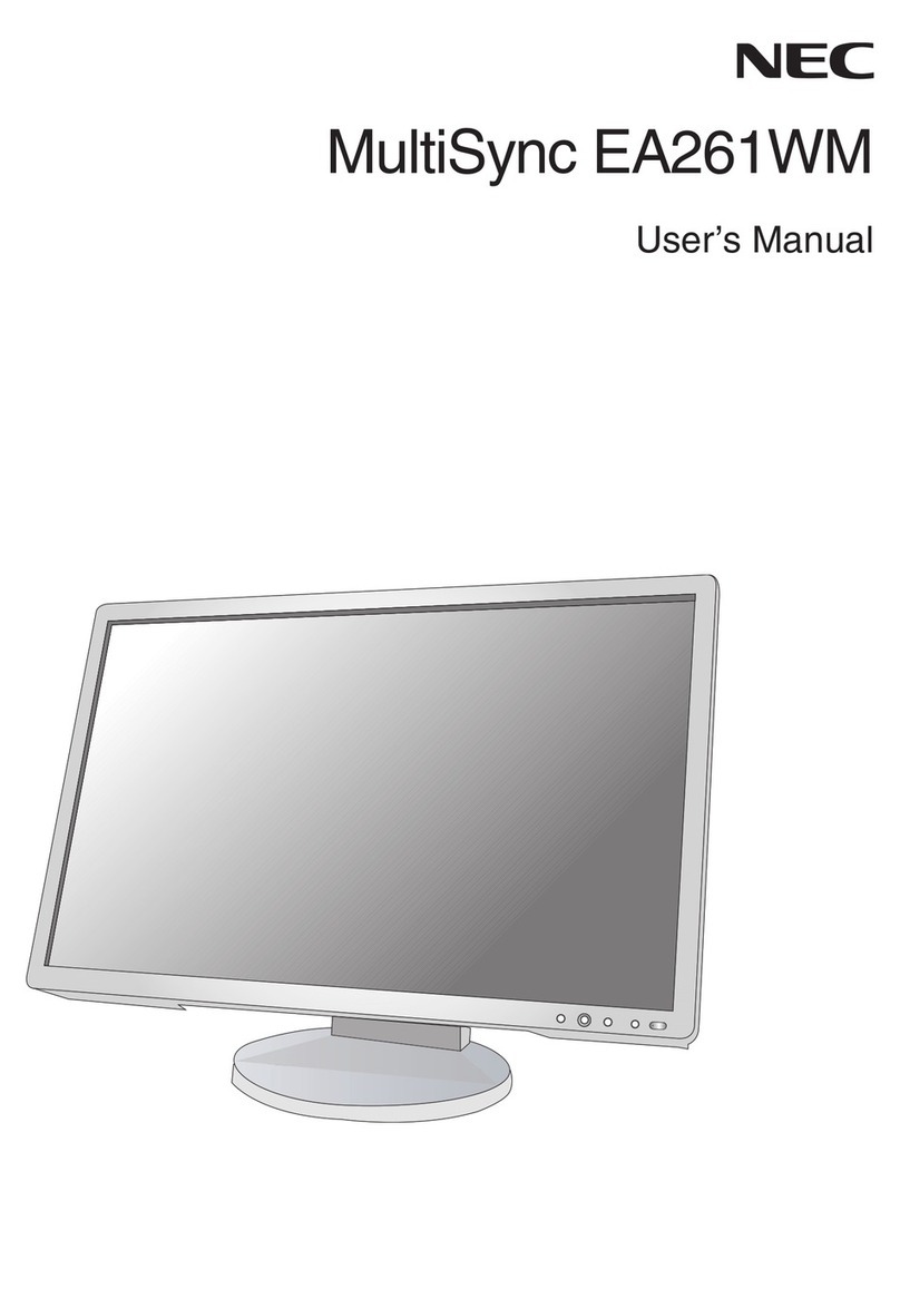 NEC MultiSync EA261WM Manuel utilisateur