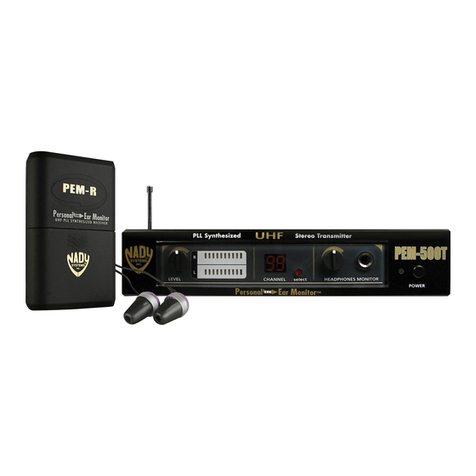 Nady Systems PEM-500 Manuel utilisateur