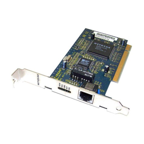 NETGEAR FA310TX - 10/100Mbps Fast Ethernet PCI Card Manuel utilisateur