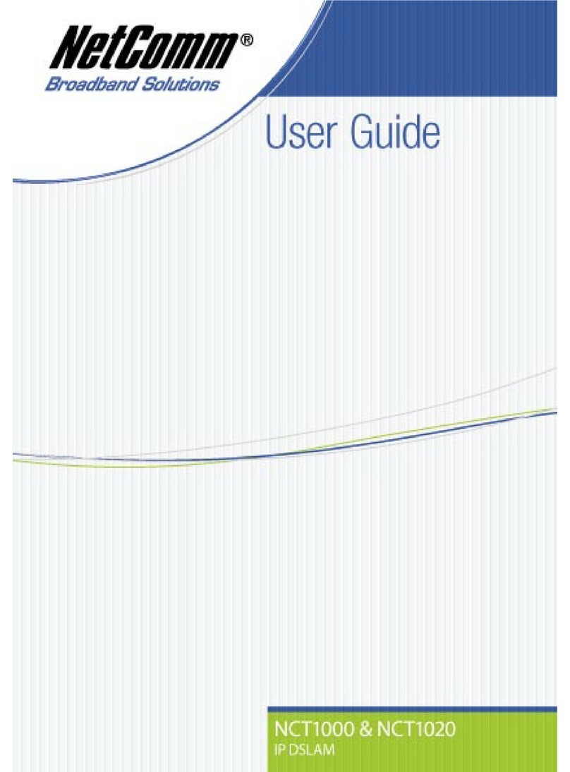 NetComm NCT-1000 Manuel utilisateur NetComm NCT-1000 Manuel utilisateur