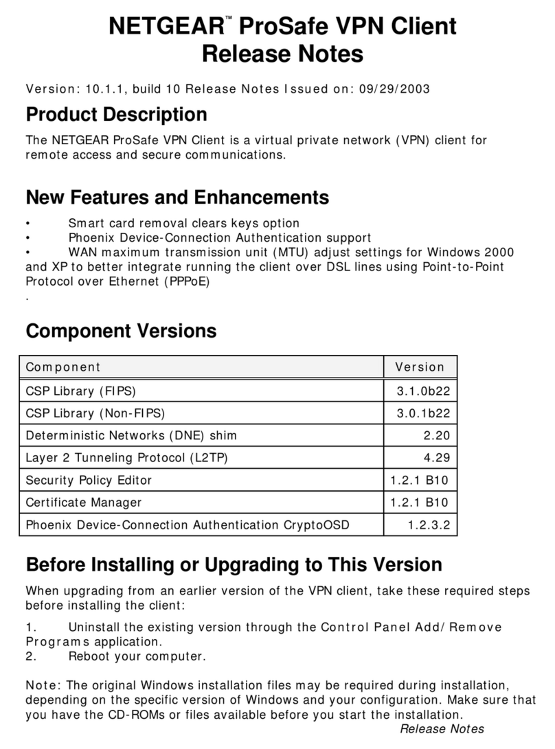 NETGEAR VPN Mode d’emploi
