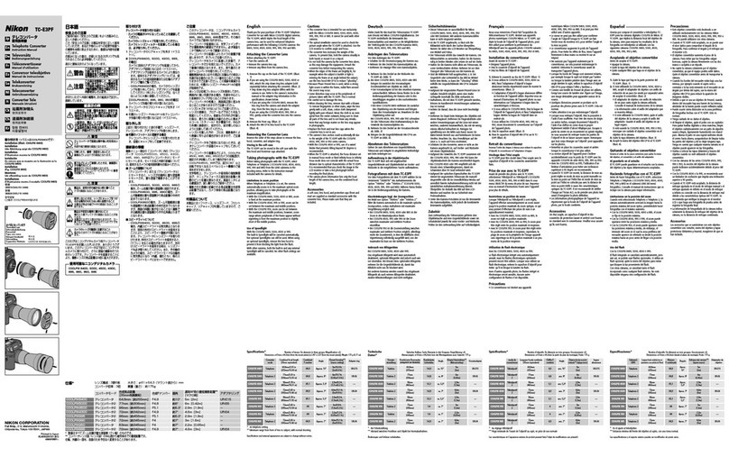 Nikon TC-E3PF Manuel utilisateur