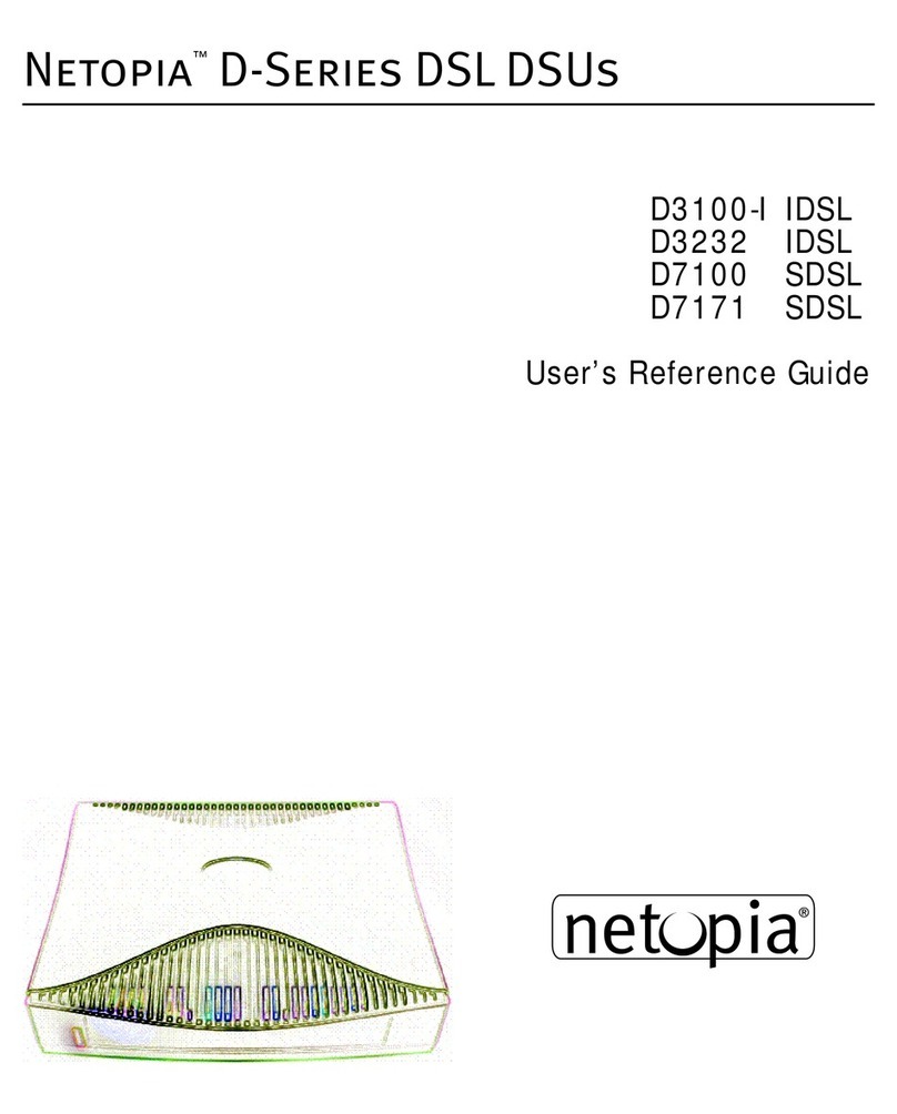 Netopia D3232 Fiche d'information produit