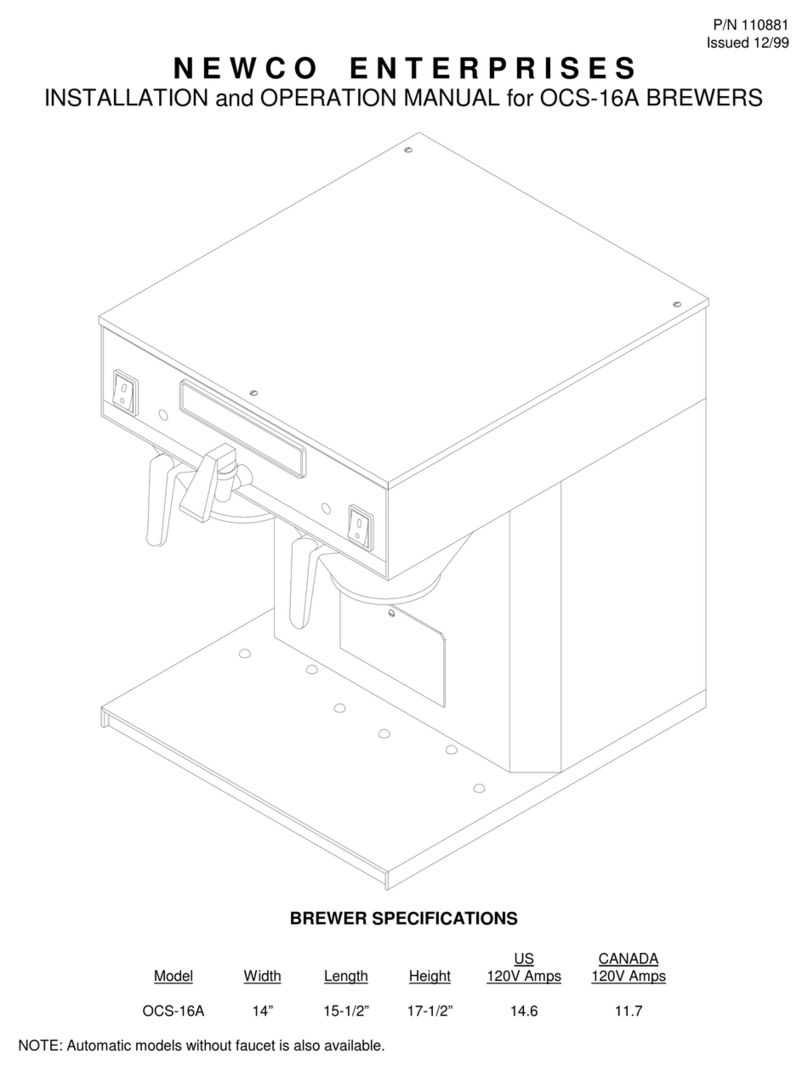Newco OCS-16A Manuel utilisateur