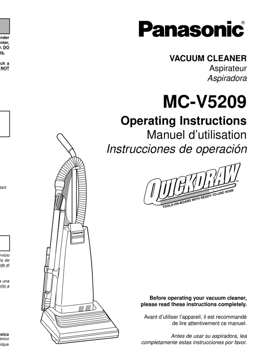 Panasonic MC-V5209 Manuel utilisateur