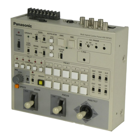 Panasonic AWRP505 - MULTI HYBRID CTL PAN Manuel utilisateur