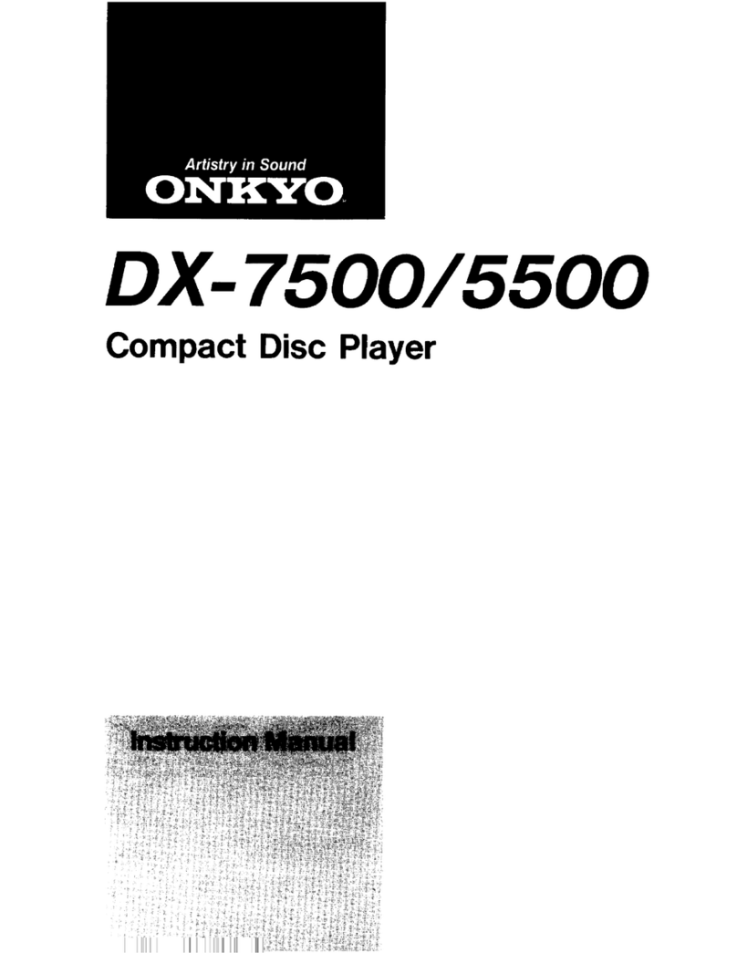 Onkyo DX-5500 Manuel utilisateur