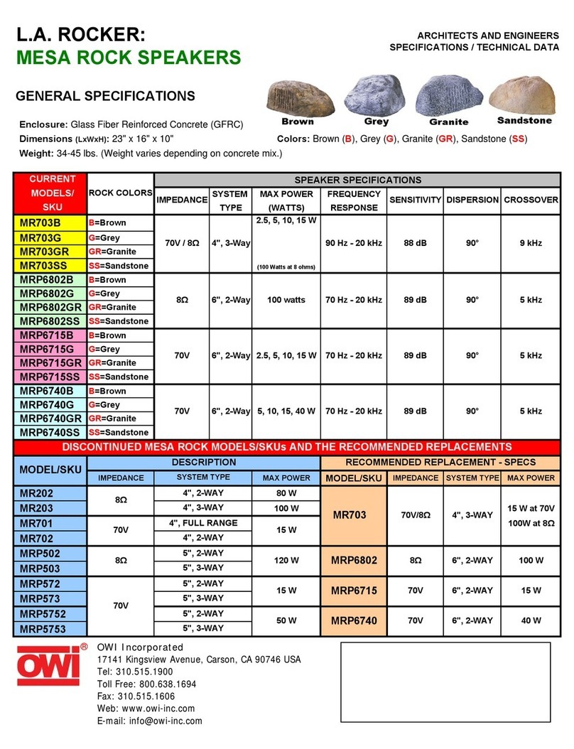 OWI MR202 Manuel utilisateur
