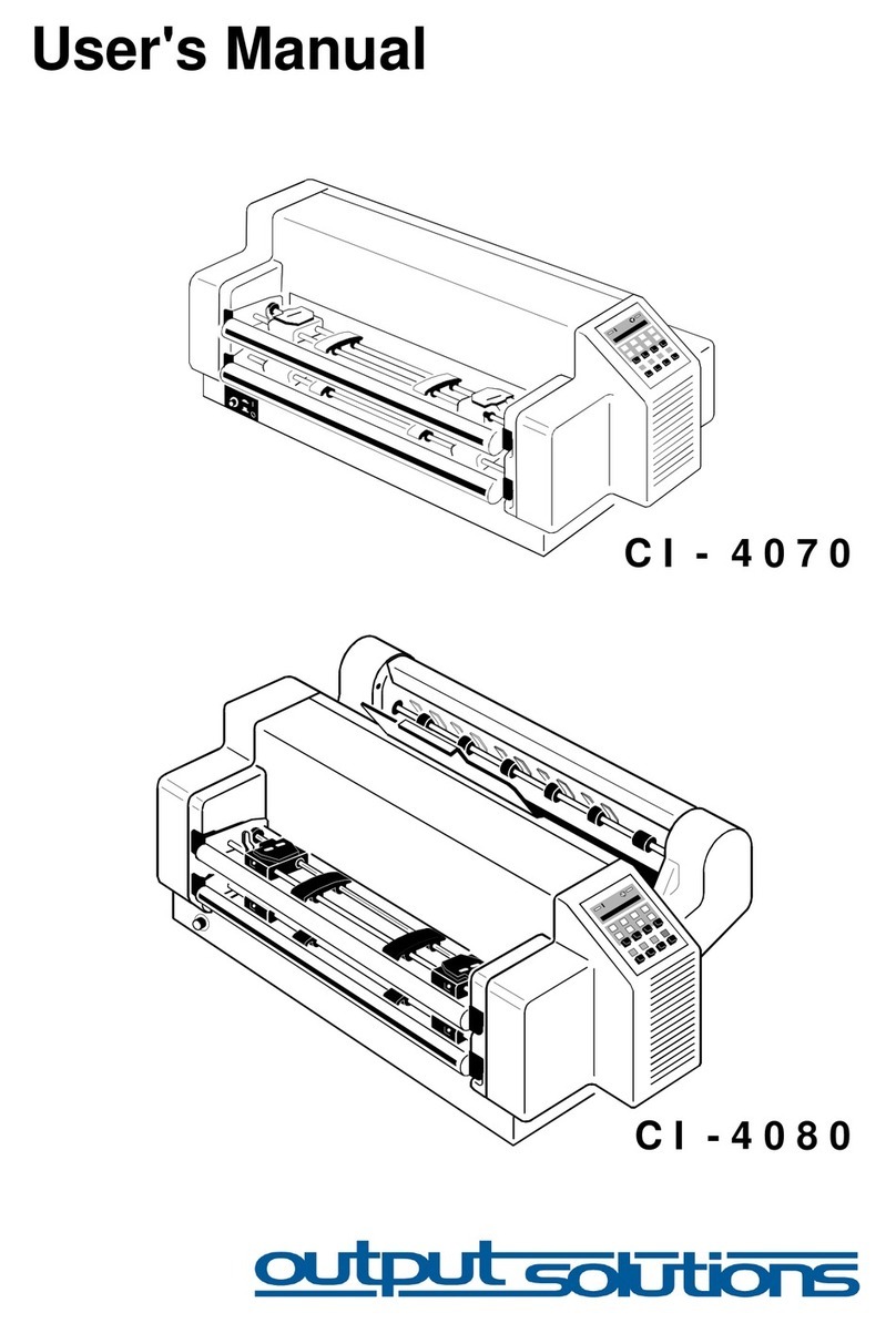 Output Solutions CI-4080 Manuel utilisateur