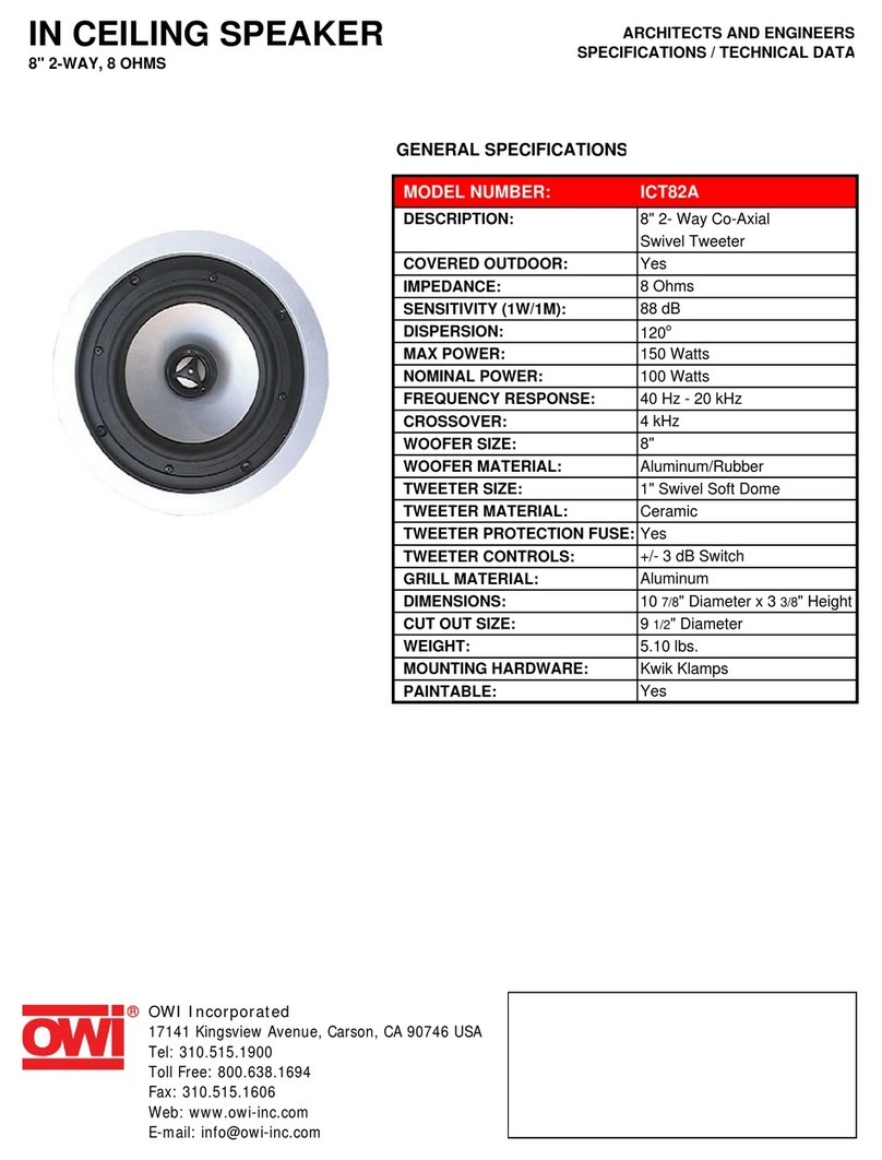 OWI ICT82A Manuel utilisateur