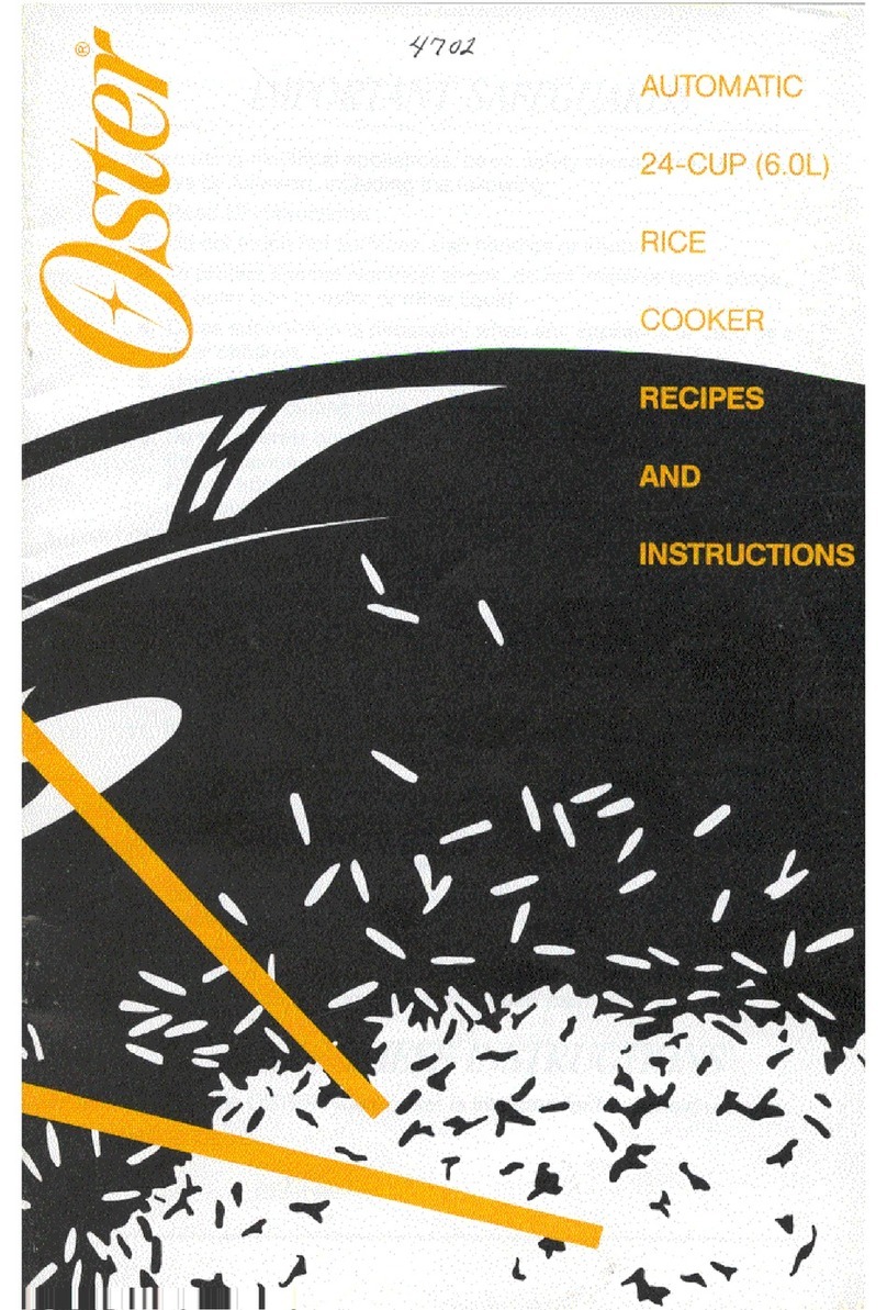 Oster 4702 Manuel utilisateur Oster 4702 Manuel utilisateur