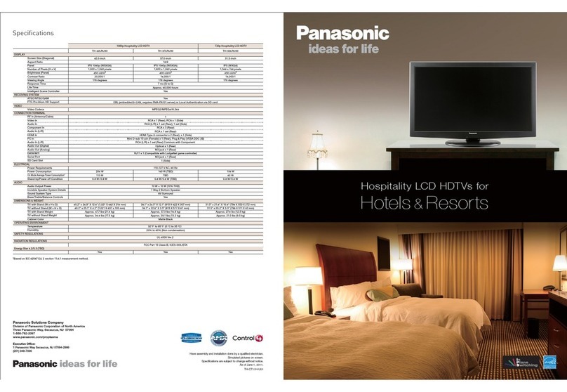 Panasonic TH-32LRU30 Manuel utilisateur