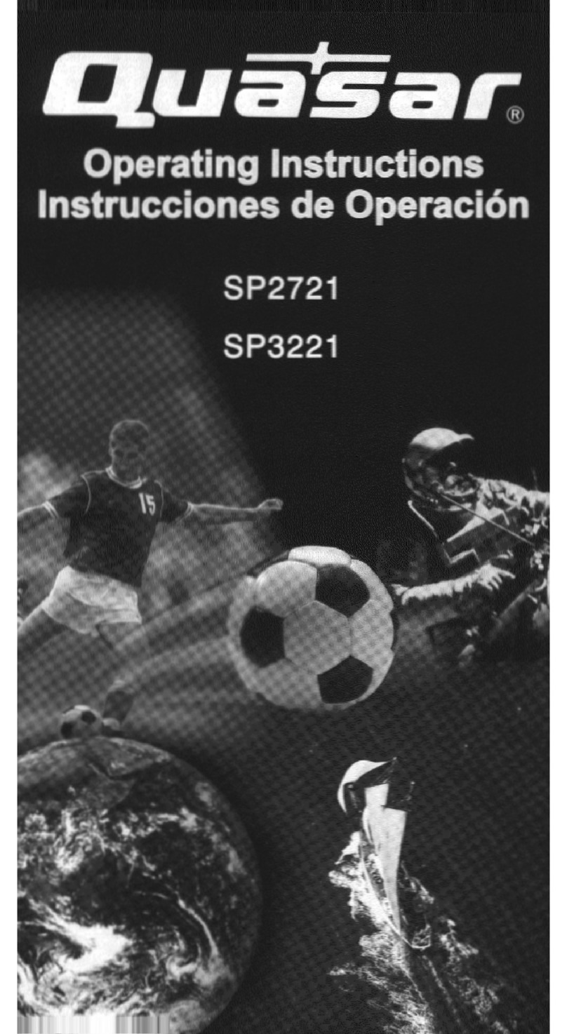 Quasar SP-2721 Manuel utilisateur