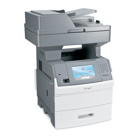Lexmark X652DE Manuel utilisateur
