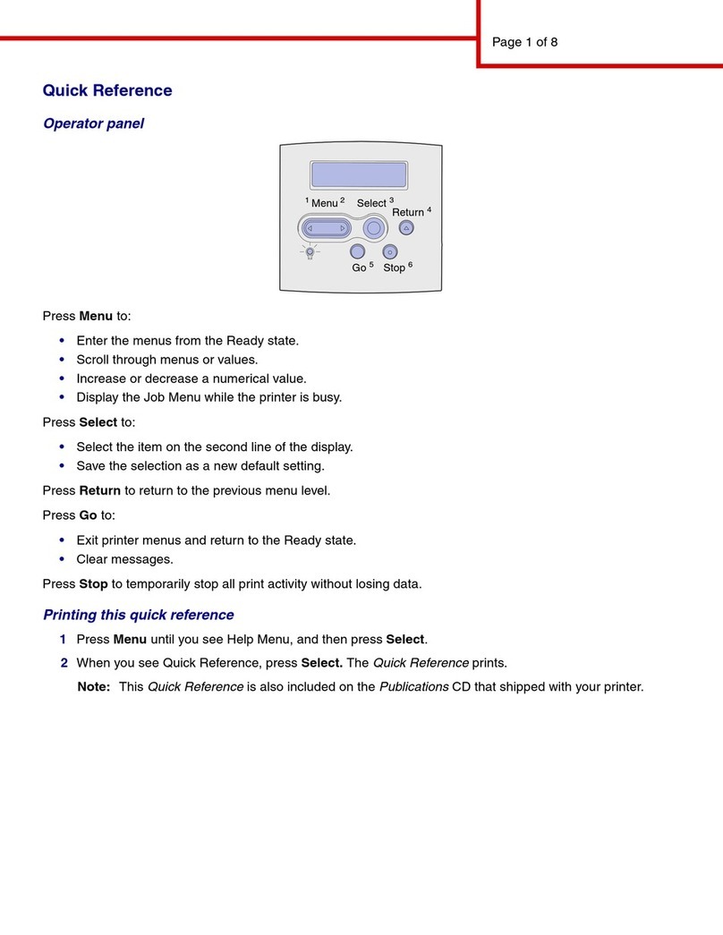 Lexmark T630 - Printer - B/w Manuel utilisateur
