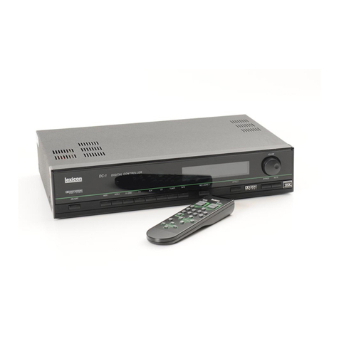 Lexicon DC-1 Manuel utilisateur