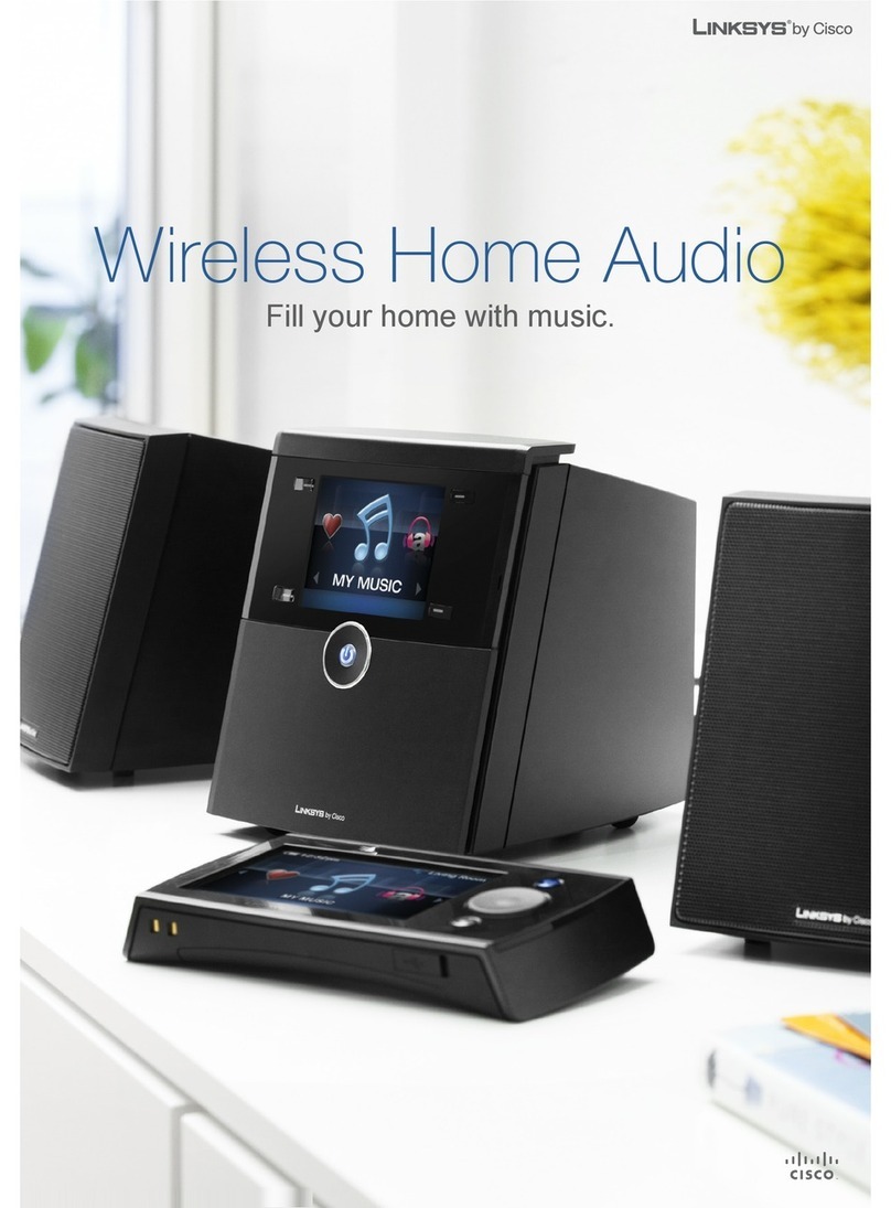 Linksys DMSPK50 - Stereo Speaker Kit Left Manuel utilisateur