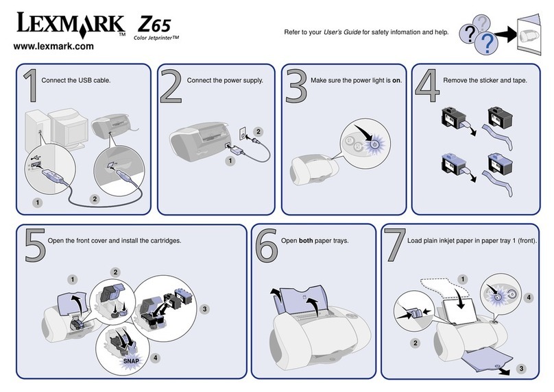Lexmark Z65 Manuel utilisateur