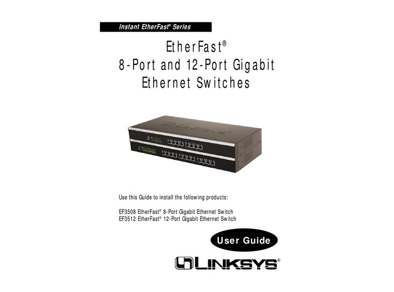 Linksys EF3508 Manuel utilisateur