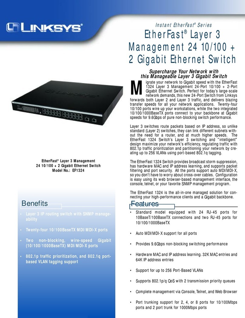 Linksys EF1324 Manuel utilisateur
