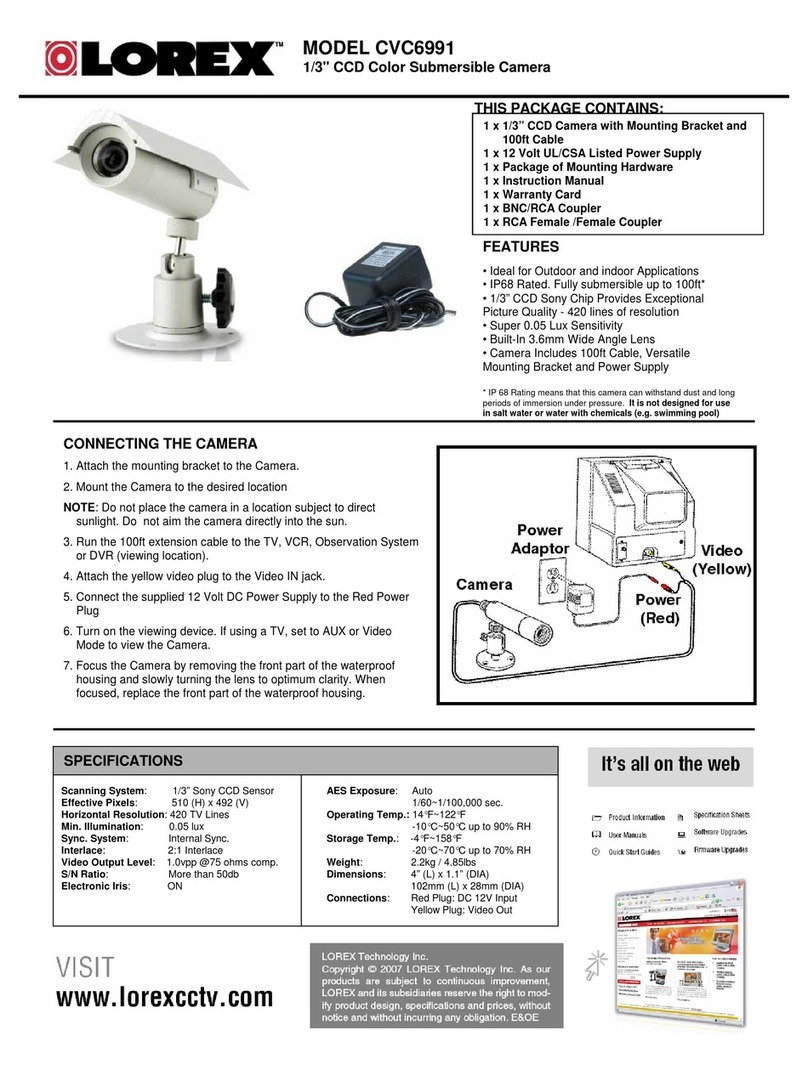Lorex CVC6991 Manuel utilisateur
