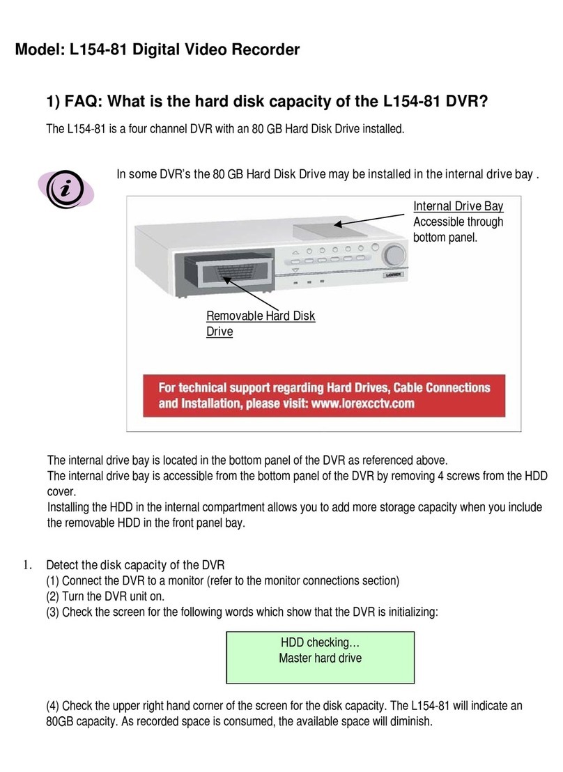 Lorex L154-81 Mode d’emploi