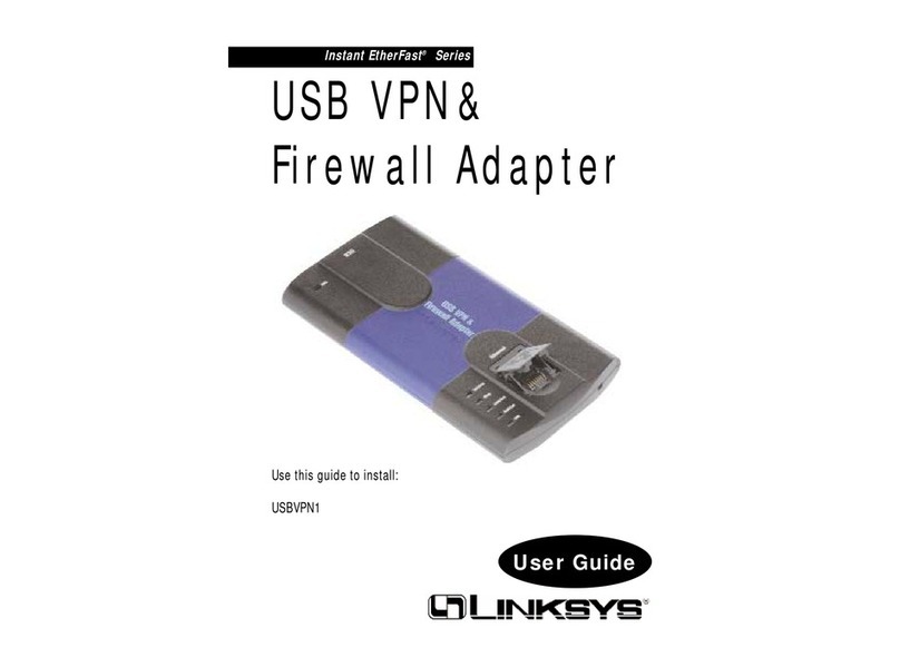 Linksys USBVPN1 Manuel utilisateur