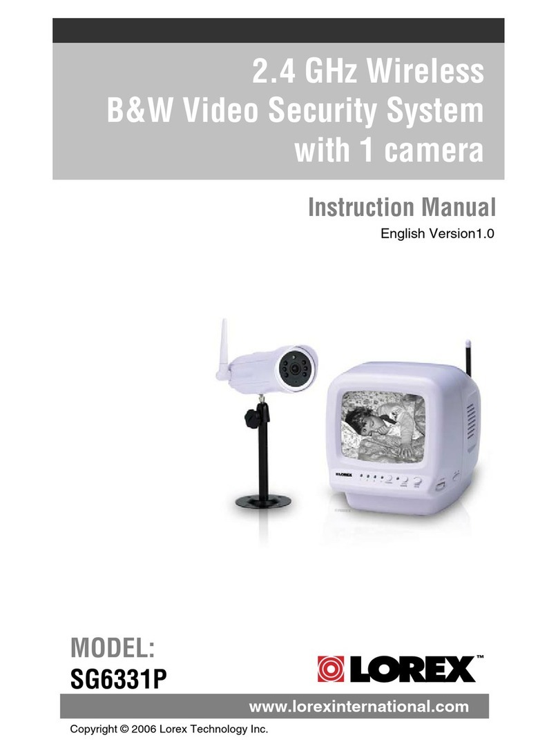 Lorex SG6331P Manuel utilisateur