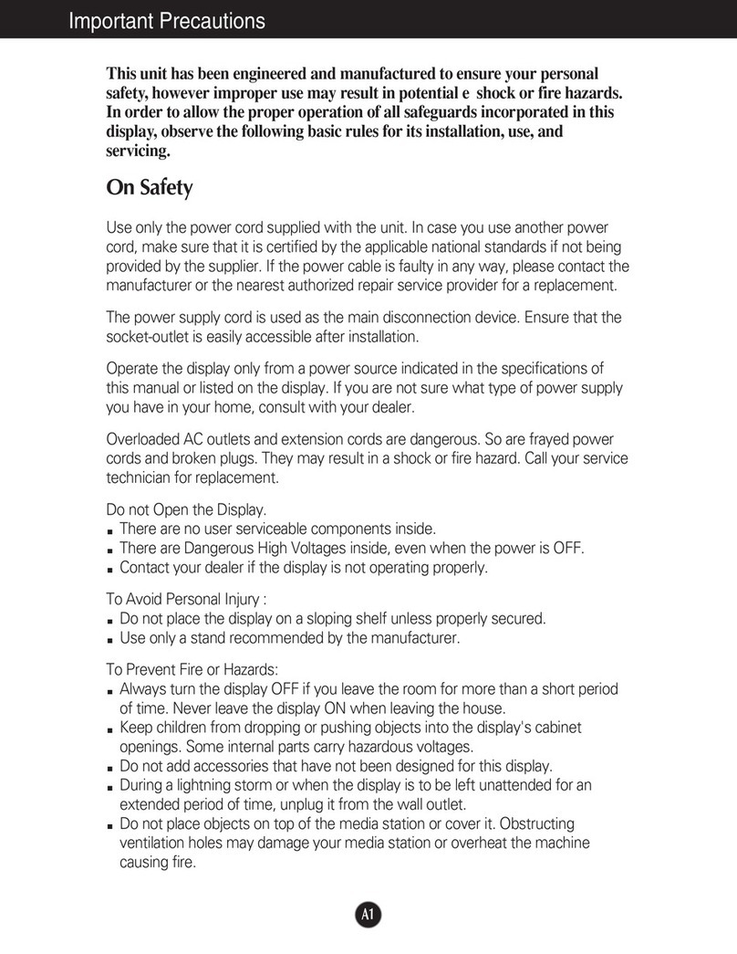 LG FLATRON L2320A Manuel utilisateur